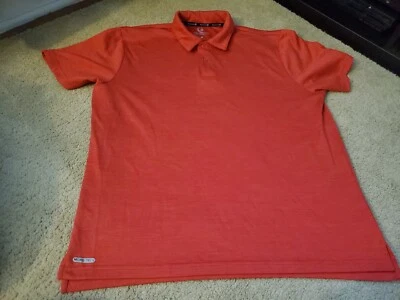 Men's Free Country Micro-tech Red Polo Large - Image 1 of 4