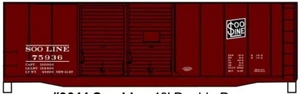 Accurail HO Scale ~ 40' Double Door Automobile Box Car ~ Soo Line #75936 ~ 3644 - Picture 1 of 1
