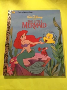 1997 Disney's The Little Mermaid - Little Golden Book -New - Foto 1 di 1