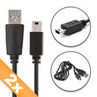 2X Cable Usb Para Tomtom Xxl 540 Cable Carga 1A Negro