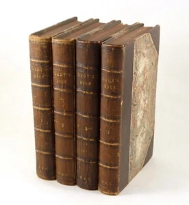 4 Godey's Lady's Book Magazine Bound Volumes XLIV-XLVII 1852-1853 Philadelphia - Picture 1 of 12