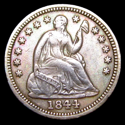 1844-O Seated Liberty Half Dime ---- Stunning Type Coin ---- #CB787 Cover