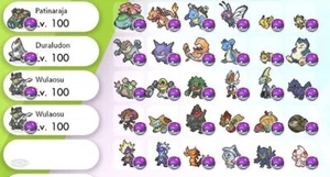 Alle 34 Shiny Gigadynamax + 34 Meisterbälle 6 Dv/Ev Max Pokémon Schwert/Schild - Picture 1 of 1