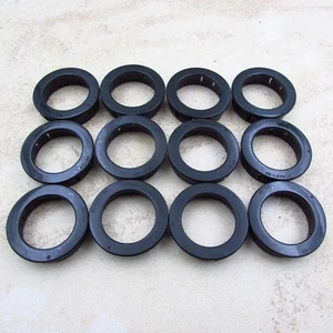"Buje QTY 12 Heyco 2210 SB 1375-16 negro a presión 1"" grosor del panel interior 1/8" - Imagen 1 de 8
