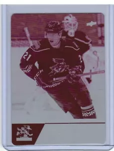 2021-22 Upper Deck AHL Printing Plate 20 Jan Jenik 1/1 - Picture 1 of 1