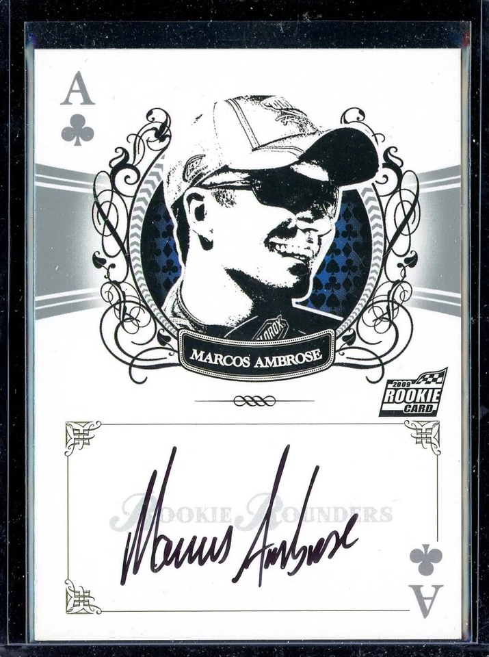 2009 Wheels Main Event Autograph #90 Marcos Ambrose - Image 1 of 1