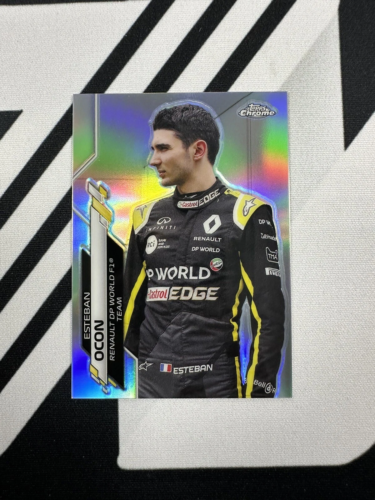 2020 Topps Chrome F1 Esteban Ocon 183 Refractor Renault