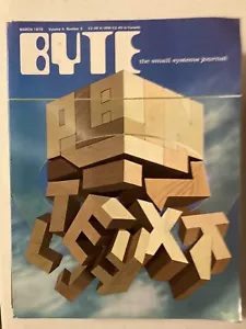 BYTE - March 1979 - FREE SHIPPING - Picture 1 of 1