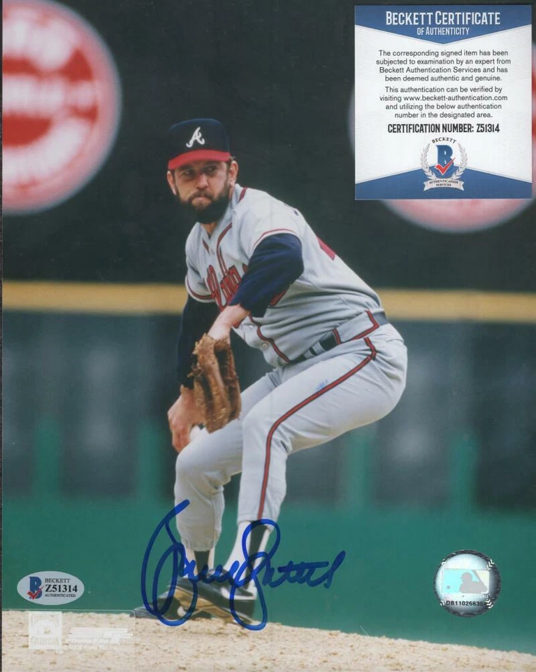 BRUCE SUTTER ATLANTA BRAVES  SIGNED AUTOGRAPHED 8X10 PHOTO BAS Z51314 - Image 1 of 1