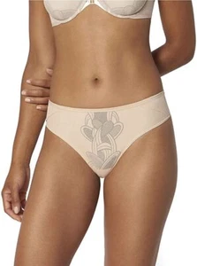 Triumph Summer Sheer Brazilian Thong String Beige Slip Neu - Bild 1 von 3
