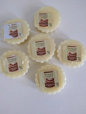 Yankee Candle Pan de Jengibre Cera de Arce Tartas Derretidas Lote Sellado de 6 Foto 1 de 4