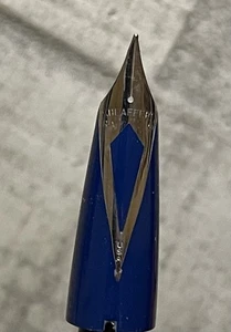 PFM Fountain Pen Nib Unit in Blue Palladium Medium Nib New Old Stock - Picture 1 of 3