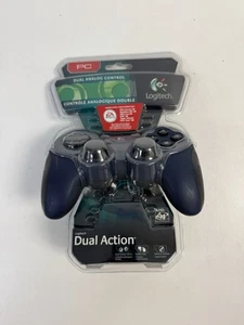 Logitech Dual Action Gamepad Analog PC Controller New Sealed - Picture 1 of 6