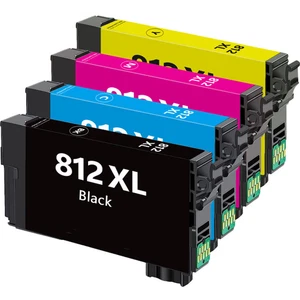 Paquete de 4 tintas compatibles Epson 812XL - alto rendimiento - Imagen 1 de 1