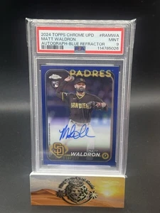 💥Matt Waldron Topps Chrome Update True Blue Auto /150 PADRES ROOKIE PSA 9💥 - Bild 1 von 2