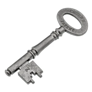 CHUBB Key 27/8" - 128 Queen Victoria St - Antique Key Vintage Key - Ref.k56 - Bild 1 von 7