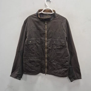 Barbour X Steve McQueen Chico Wax Waterproof Lightweight Jacket Coat Size XL - Picture 1 of 9
