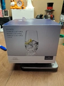 4 Vasos de Agua Villeroy & Boch Colección Entrada 620mm Nuevos En Caja - Imagen 1 de 5