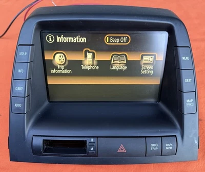Toyota Prius 2008-2009 navegación pantalla central de información 86110-47260 Foto 1 de 4