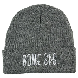 Rome SDS Skelter Acrylic Beanie, Heather Charcoal Grey, One Size Fits Most New - Picture 1 of 1