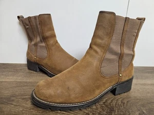 Clarks Orinoco Club Botas X-Wide Damas Nubuck Chelsea Tobillo Reino Unido 6.5 E EU 40 - Imagen 1 de 17