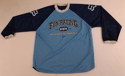Vintage Fox Racing Advanced Technology Mesh Reversable Motorcross Jersey - Image 1 of 4