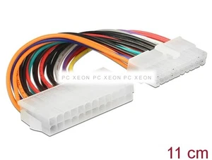 Kabel ATX 24 Polig Buchse A 20 Polig Stecker 11cm Delock 65606 - Bild 1 von 1