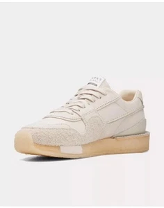 Clarks Originales Damas TORRUN Blanco Combinado Cuero Entrenadores Talla UK 6 D EU 39.5 - Imagen 1 de 7