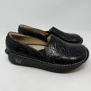 Alegria Deb 531 Debra Schuhe Rose geprägt schwarz Leder Größe 37 - Bild 1 von 9