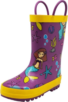 Nuevas botas sirena moradas para jóvenes/niños pequeños Foto 1 de 2