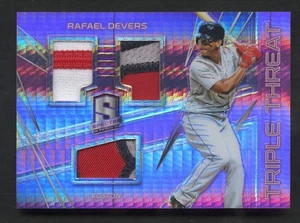 2018 Panini Spectra Baseball Rafael Devers Triple Threat RC Patch /49 - Picture 1 of 2