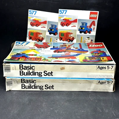 LEGO Basic: Basic Building Set (577) Lot of 2 - Vintage - Image 1 of 4