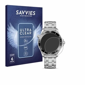 6x Folie für Omega Seamaster Diver 300M (42 mm) Schutzfolie Displayschutz  - Zdjęcie 1 z 11