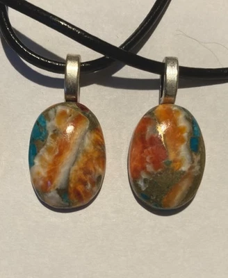 Oyster Copper Turquoise Necklace - image 1 of 4