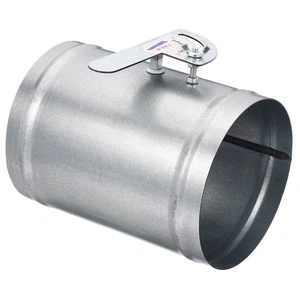 6" HVAC Duct Manual Volume Damper with Sleeve Metal Adjustment Backdraft Damper - Picture 1 of 6