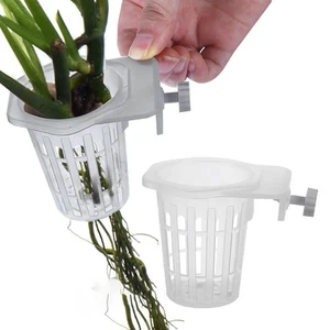 2pcs Aquarium Plant Cup Aquarium Plant Holder Pot Basket Planter - Picture 1 of 12