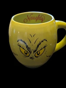 The Grinch “Naughty Or Nice” Dr. Seuss 18oz Large Ceramic Coffee Tea Cocoa Mug - Picture 1 of 8