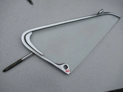 Porsche 911/912 Early Door Vent Window Glass+ Frame / Support (Left) - Image 1 of 4