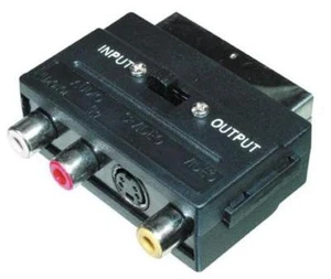 ADATTATORE VIDEO:  DA 1 x SCART A 3 x RCA + 1 x S-VHS - Picture 1 of 1