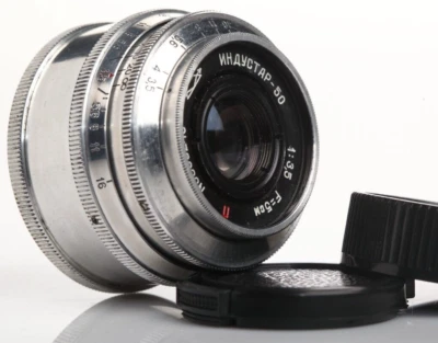 Industar 50 50mm f3,5 Rangefinder manual Russian Lens Leica M M39 Mount Vintage - Image 1 of 4