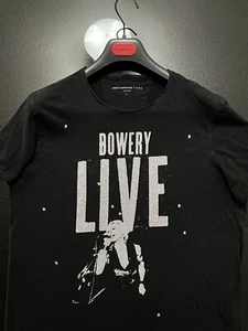 Camicia uomo John Varvatos Star USA 2018 - "Bowery Live" - bordi taglio grezzo - nera - Foto 1 di 13