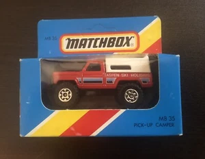 Matchbox MB 35 Aspen Pick-up Camper - Neu in ungeöffneter Originalverpackung - MB-35 MB35 - Bild 1 von 3