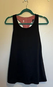 Ideology Girls Workout Racerback Dress Large 12 Black Pink Built in Shorts NEW - Picture 1 of 6