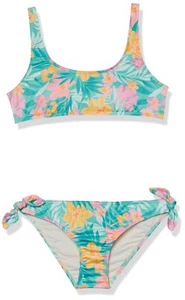 Billabong Girls' Mermaid Feels Scoop Tank Set Two Piece, Light Lagoon, Size 6 - Picture 1 of 1