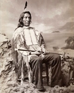 Rote Wolke Indianer, Indianer, Old West 8x10 Foto 38 - Bild 1 von 2