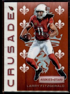 2018 Rookies & Stars Crusade RED Larry Fitzgerald Arizona Cardinals #CRU-22 9/99 - Image 1 of 2