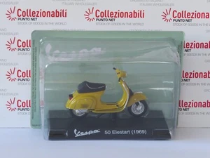 DIE-CAST MOTO SCOOTER VESPA 50 ELESTART 1969 - MOTORBIKES VESPA 1:18 #48 - Imagen 1 de 1