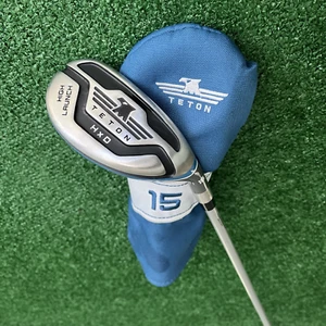 TETON HxD 15° Hybrid/Utility Driving Iron, Regular 80g Men's RH + HeadCover NICE - Picture 1 of 7