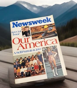 1976 Newsweek Magazin Americ Bicentennial Edward Kosner 4. Juli Sonderausgabe  - Bild 1 von 6