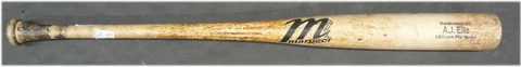 A.J. Ellis Game Used Marucci Baseball Bat Los Angeles Dodgers Shows Use Cover